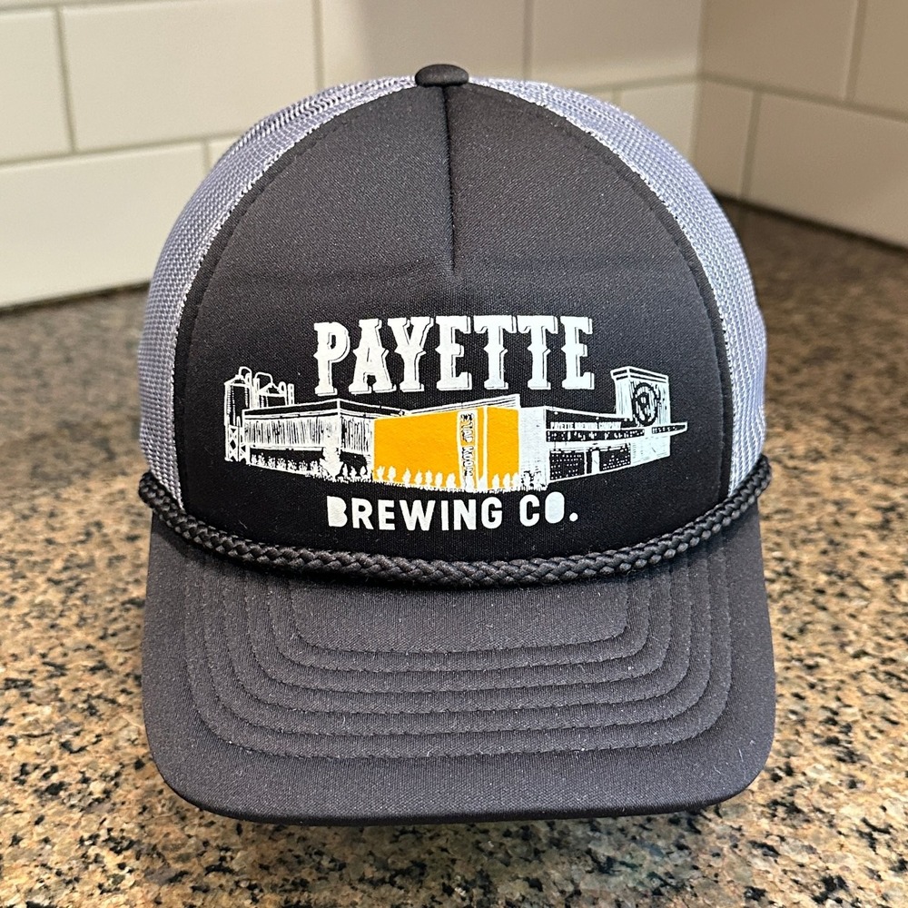 Richardson Trucker Hat Style 213 Payette Brewing Co. Adjustable Snapback Black